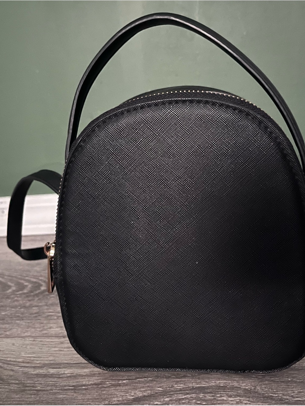 ⚡️Classic Black Structured mini backpack - Sleek Everyday Style
